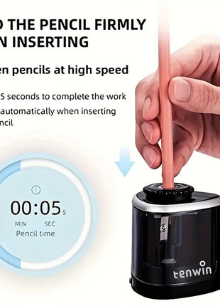 Electric Sharpener Desktop Automatic Pencil Sharpener Suitable To