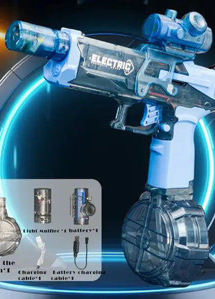 Electric Water Gun Continuous Water Gun Simulated Flame Sensor Light
