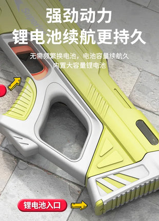 Electric Water Gun Toys Bursts Children's High-pressure Strong