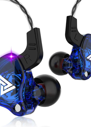 Original QKZ AK6 Copper Driver HiFi Wired Earphone 3.5MM Race Sport