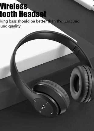 P47 Wireless bluetooth headphone With Mic Noise Cancelling Headsets