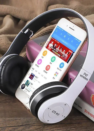 P47 Wireless bluetooth headphone With Mic Noise Cancelling Headsets