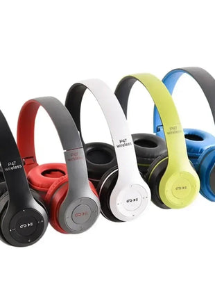 P47 Wireless bluetooth headphone With Mic Noise Cancelling Headsets
