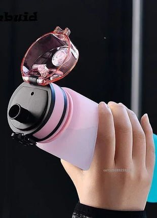 1 Liter Large Capacity Sports Water Bottle Leak Proof Colorful Plastic