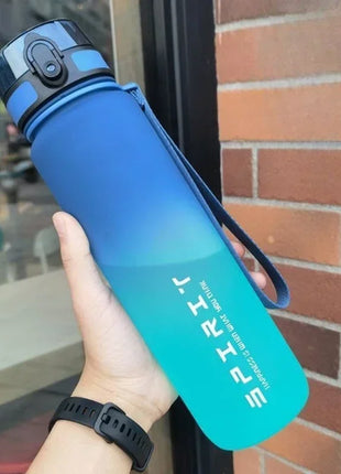 1 Liter Large Capacity Sports Water Bottle Leak Proof Colorful Plastic