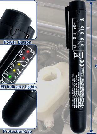 Brake Fluid Tester Hydraulic Fluid Oil Moisture Analyzer Automatic