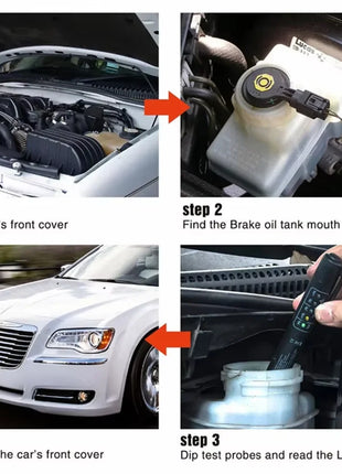 Brake Fluid Tester Hydraulic Fluid Oil Moisture Analyzer Automatic