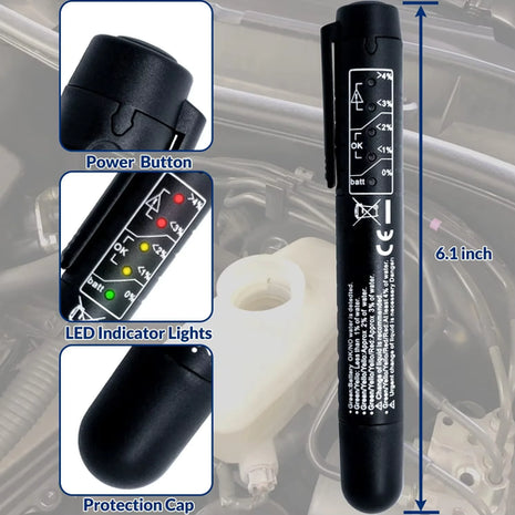 Brake Fluid Tester Hydraulic Fluid Oil Moisture Analyzer Automatic
