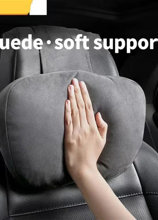 Car Neck Pillow Car Seat Headrest Pillow Auto Memory Cotton Protector