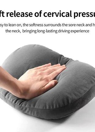 Car Neck Pillow Car Seat Headrest Pillow Auto Memory Cotton Protector