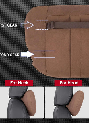 Car Neck Pillow Car Seat Headrest Pillow Auto Memory Cotton Protector
