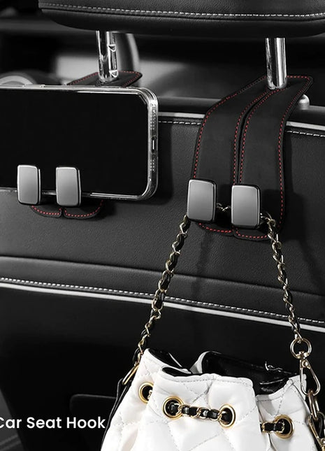 2 in 1 Car Hook For Car Rear Seat Back Hooks Headrest Hanger Clip