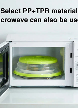 Microwave Splatter  Heating Folding Cover Silicone Fresh-keeping Cover
