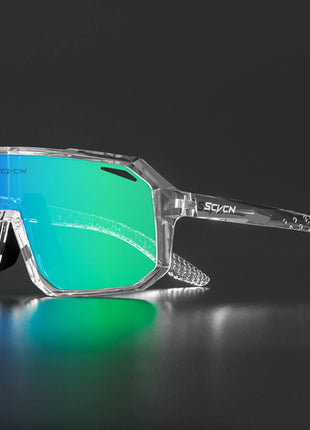 SCVCN New Cycling Glasses Bike Sunglasses Men UV400 Eyewear Outdoor
