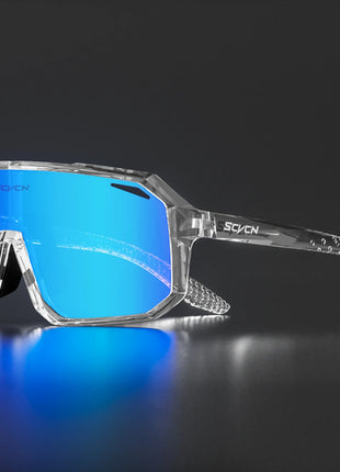 SCVCN New Cycling Glasses Bike Sunglasses Men UV400 Eyewear Outdoor