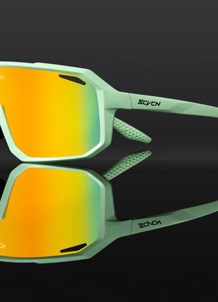 SCVCN New Cycling Glasses Bike Sunglasses Men UV400 Eyewear Outdoor