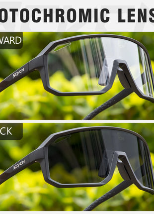 SCVCN New Cycling Glasses Bike Sunglasses Men UV400 Eyewear Outdoor