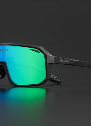 SCVCN New Cycling Glasses Bike Sunglasses Men UV400 Eyewear Outdoor
