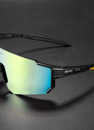 SCVCN New Outdoor Cycling Sunglasses Men Road Driving Bike Glasses