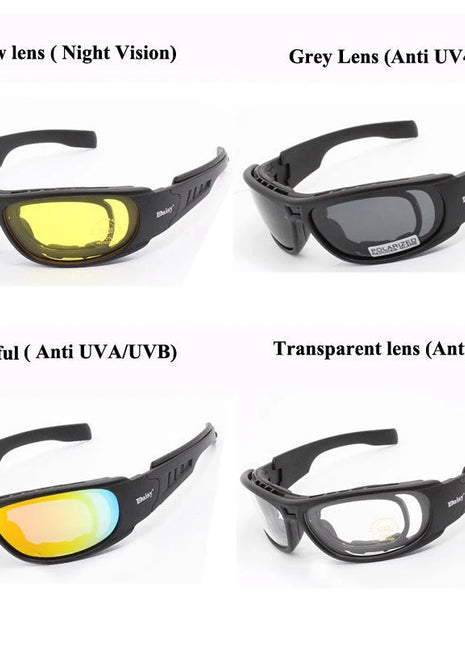 Daisy C6 Polarized Glasses CS Army Tactical Motorcycle Hunting