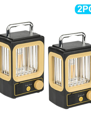 LED Rechargeable Flashlight Camping Lantern 5 Modes Super Bright