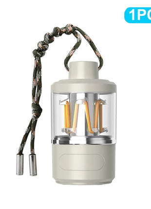 LED Rechargeable Flashlight Camping Lantern 5 Modes Super Bright