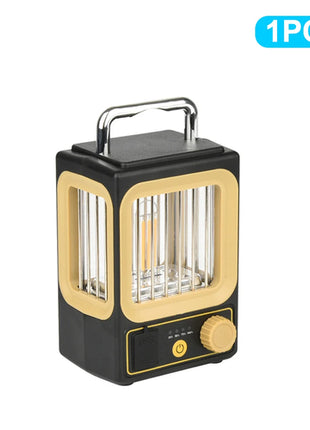 LED Rechargeable Flashlight Camping Lantern 5 Modes Super Bright