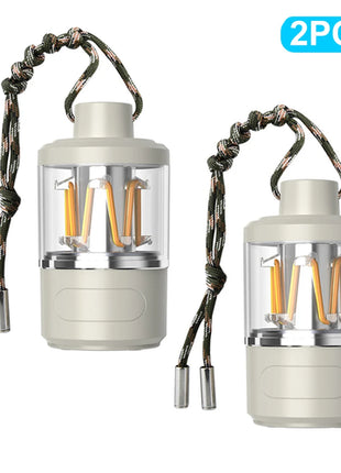 LED Rechargeable Flashlight Camping Lantern 5 Modes Super Bright