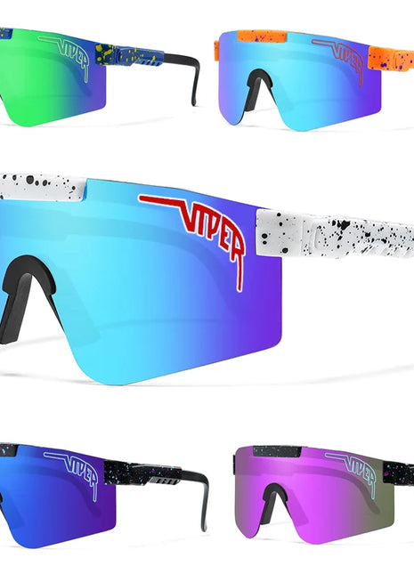 Men Women Pit Viper Cycling Glasses UV400 Sunglasses Adults Outdoor