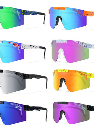 Men Women Pit Viper Cycling Glasses UV400 Sunglasses Adults Outdoor