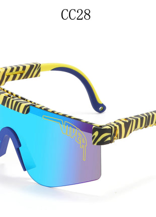 Men Women Pit Viper Cycling Glasses UV400 Sunglasses Adults Outdoor