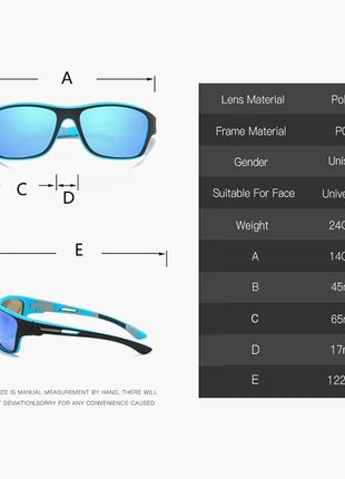 Fashion Polarized Sports Sunglasses With Chain Men Women Brand