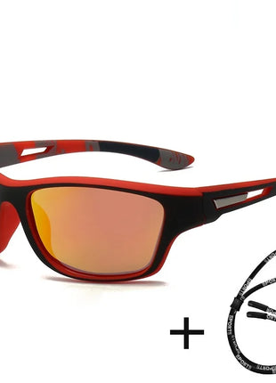 Fashion Polarized Sports Sunglasses With Chain Men Women Brand