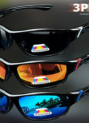 1/3PCS Vintage Sports Sunglasses Men Women Fishing Running Cycling