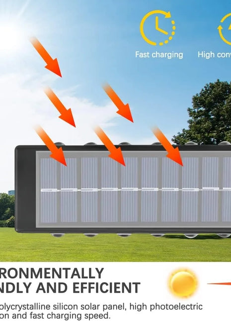 1pc 2/4/6/8/10/12LEDs Solar LED Wall Lights, Outdoor Wall Lamp For