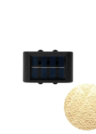 1pc 2/4/6/8/10/12LEDs Solar LED Wall Lights, Outdoor Wall Lamp For
