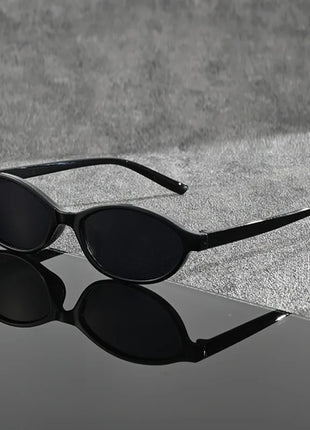 1 Pair of Y2K Style Classic Oval Frame Men's and Women's Fashionable