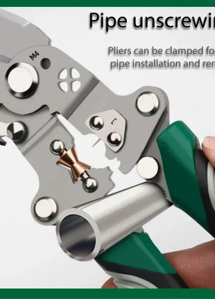 Foldable wire stripper, pulley design multi-function electrician wire