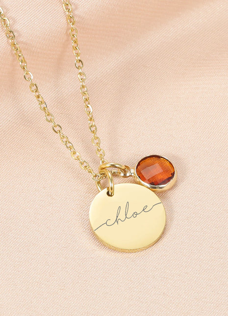 Personalized Birthstone Necklace For Women Best Christmas Gift Jewelry