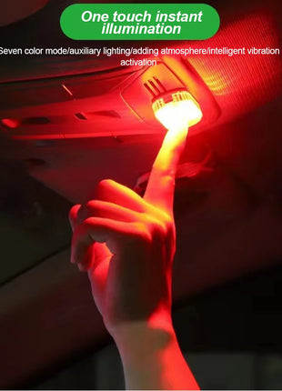Multi Color Car Lights Wireless LED Touch Light Roof Ceiling Sensor