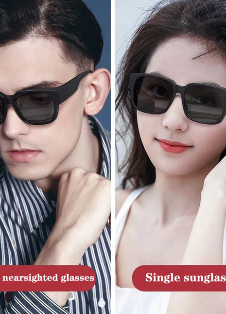 New Fashion Polarized Sunglasses Cover Over Myopia Prescription