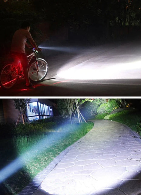 5000lm Led White Tactical Hunting Flashlight Weapon Gun Light +Rifle