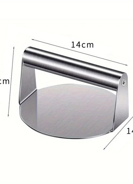 Stainless Steel Smash Burger Press Hamburger Patties Meat Masher