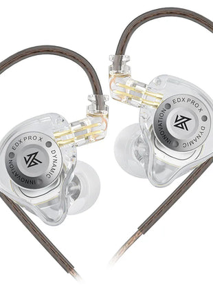 KZ EDX PRO X Dynamic Drive Earphone HIFI Bass Music Earbud Sport Noise