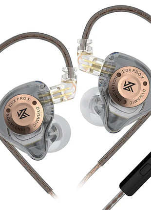 KZ EDX PRO X Dynamic Drive Earphone HIFI Bass Music Earbud Sport Noise