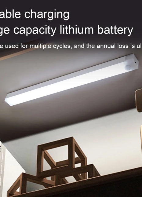 LED Motion Sensor Light Wireless LED Night Light Type C Rechargeable