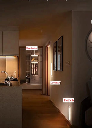 LED Motion Sensor Light Wireless LED Night Light Type C Rechargeable