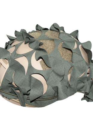 3D Camo Net Airsoft Helmet Cover Laser Cut Nylon Drawstring Helmet