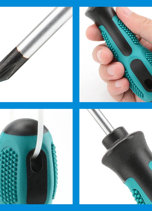 4PCS Multipurpose Handle Screwdrivers Set Electrician Insulated