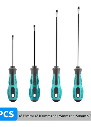 4PCS Multipurpose Handle Screwdrivers Set Electrician Insulated